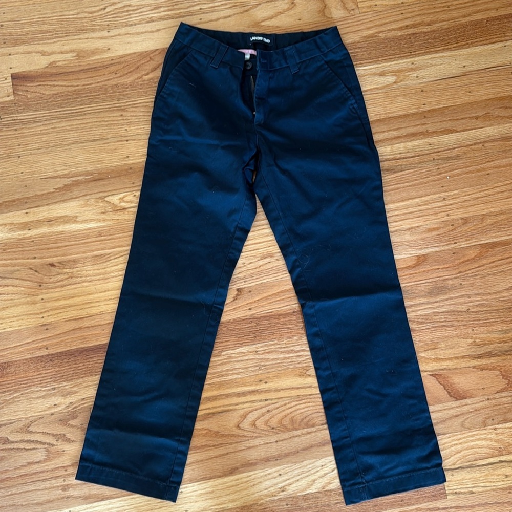 Lands End Girls uniform pants - 11/12